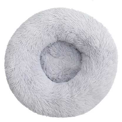 Pet Relief – Plush Round Pet Bed for Cats & Dogs | Super Soft, Warm & Cozy, Multiple Sizes (40–90cm)