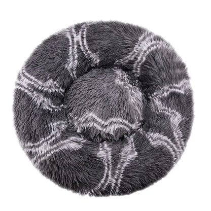 Pet Relief – Plush Round Pet Bed for Cats & Dogs | Super Soft, Warm & Cozy, Multiple Sizes (40–90cm)