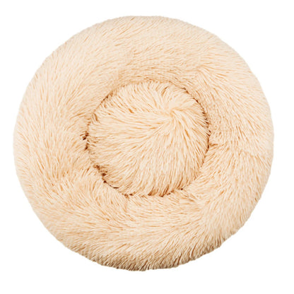 Pet Relief – Plush Round Pet Bed for Cats & Dogs | Super Soft, Warm & Cozy, Multiple Sizes (40–90cm)