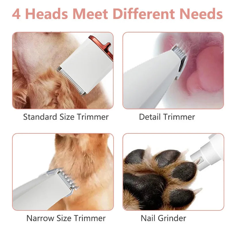 Pet Relief – 4-in-1 Electric Pet Grooming Kit