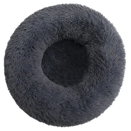Pet Relief – Plush Round Pet Bed for Cats & Dogs | Super Soft, Warm & Cozy, Multiple Sizes (40–90cm)